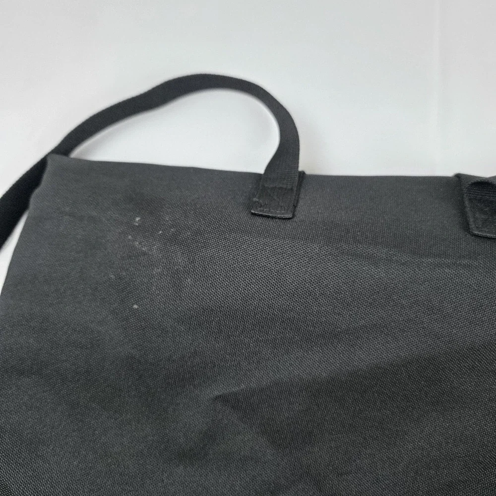 On Cloud Roll Top Backpack Black 18 Inch Soft Case Travel Men Daypack Polyester